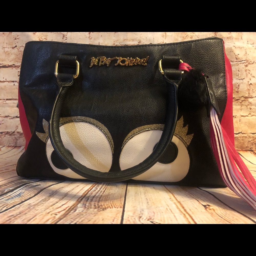 Betsey Johnson googly eyes bag